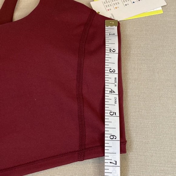 All In Motion Athletic Size Small Burnt Red Color Light Support Bra New With Tag - Picture 5 of 8